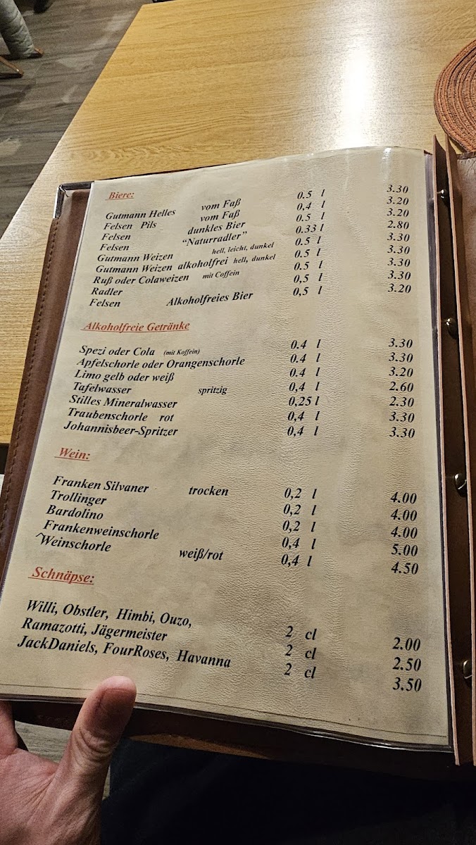 Menu Gasthof Zum Signal Theilenhofen-1