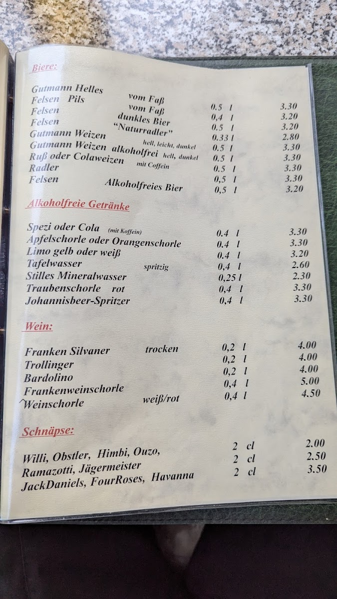 Menu Gasthof Zum Signal Theilenhofen-2